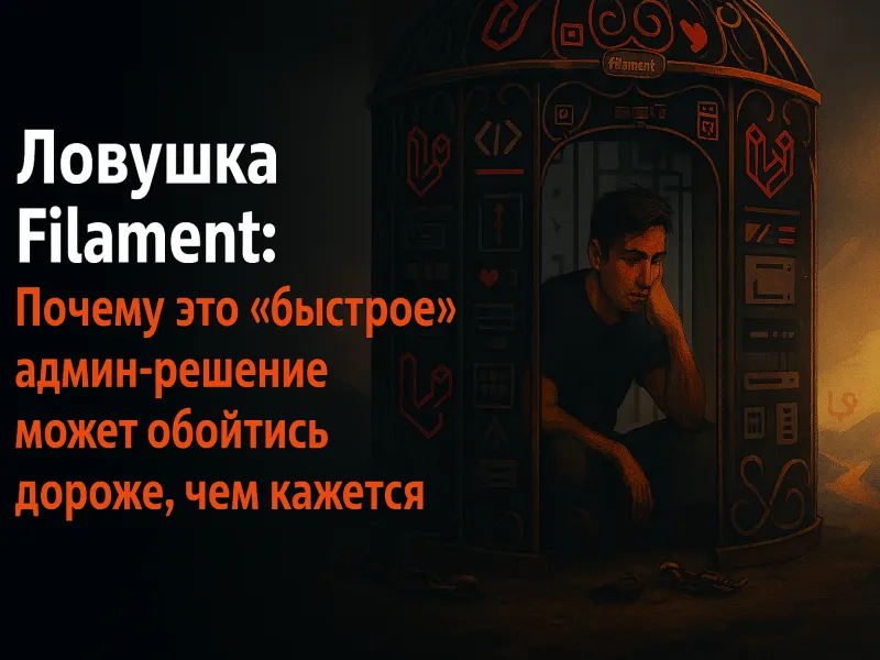 Ловушка Filament: Почему это «быстрое» админ-решение может обойтись дороже, чем кажется